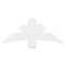 Ekena Millwork Alberta Architectural Grade PVC Gable Bracket, 48"W x 20"H x 4"D x 6"F, 10/12 Pitch GBP048X20X0406ALB00 - alternate 3